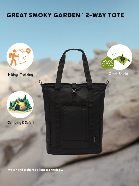 Columbia Unisex Black Omni-Shield Great Smoky Garden Tote Bag