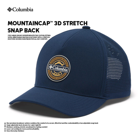 Columbia Unisex Blue Mountaincap 3D Stretch Snap Back Cap