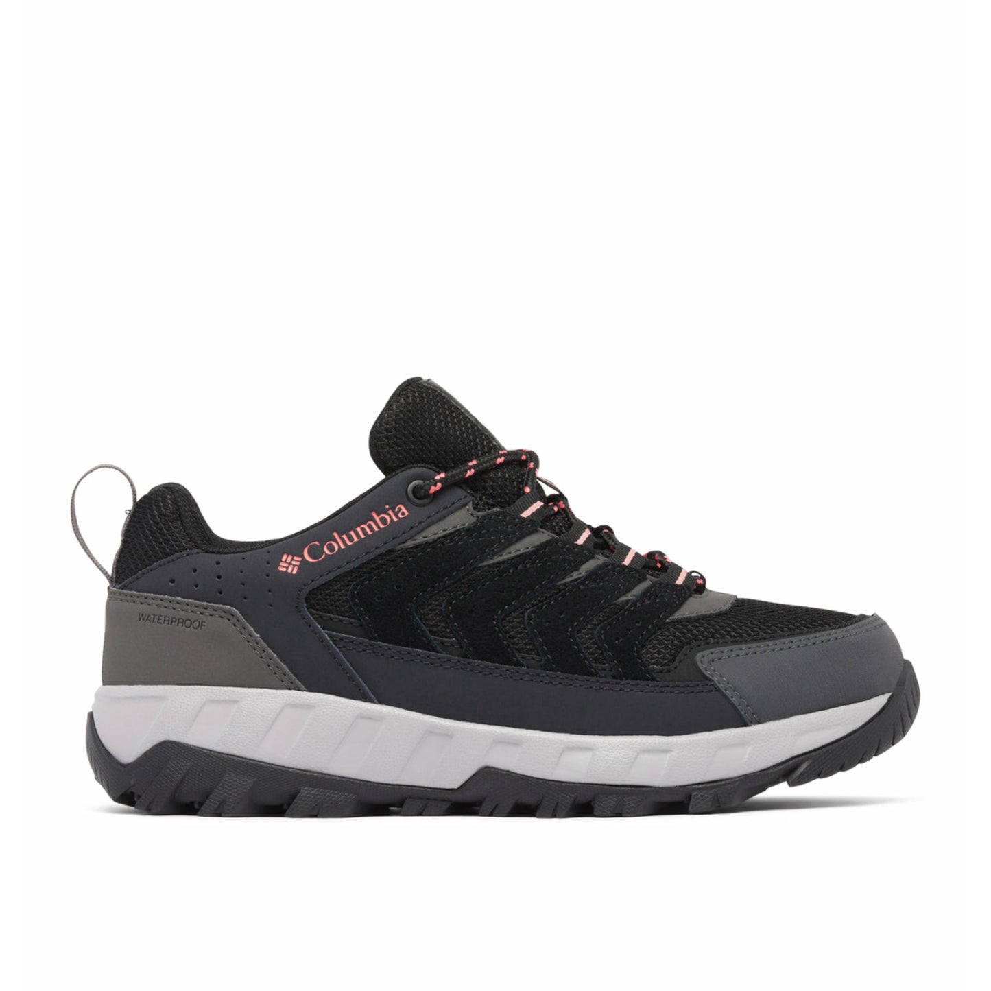 Columbia Womens Black STRATA TRAIL LOW WP Shoes