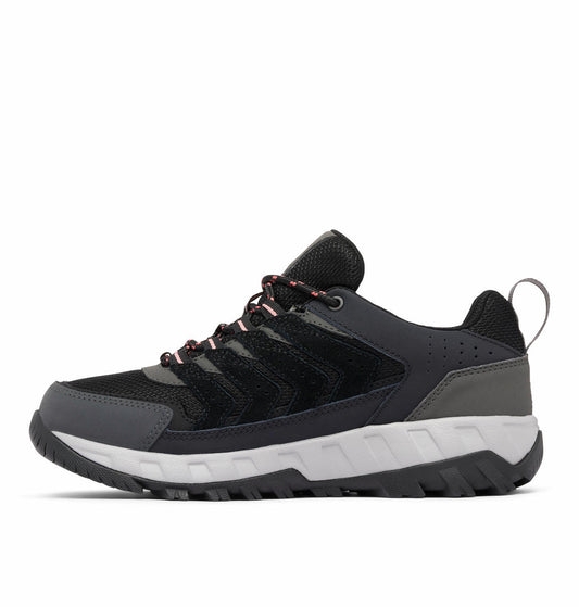 Columbia Womens Black STRATA TRAIL LOW WP Shoes