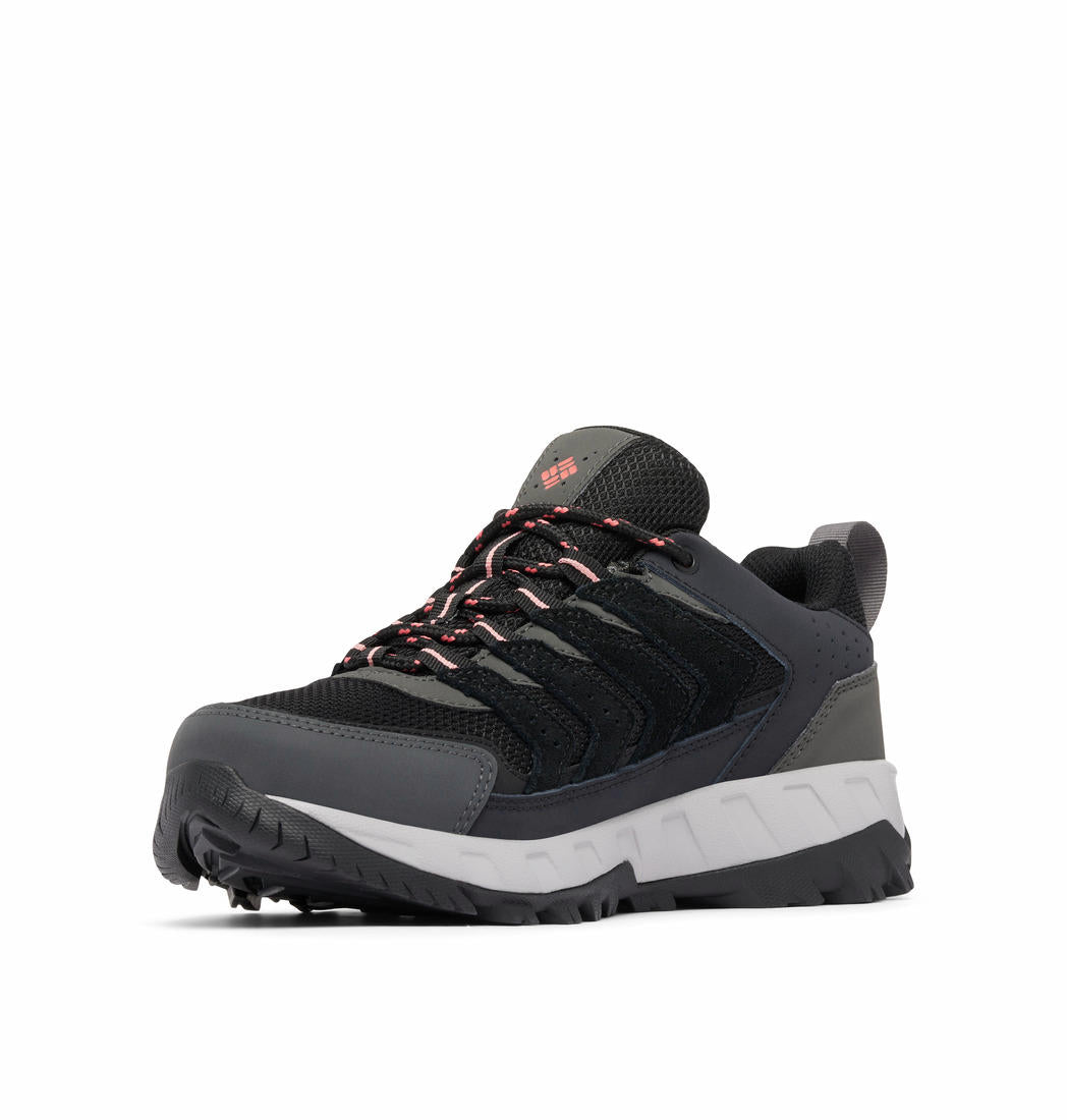 Columbia Womens Black STRATA TRAIL LOW WP Shoes