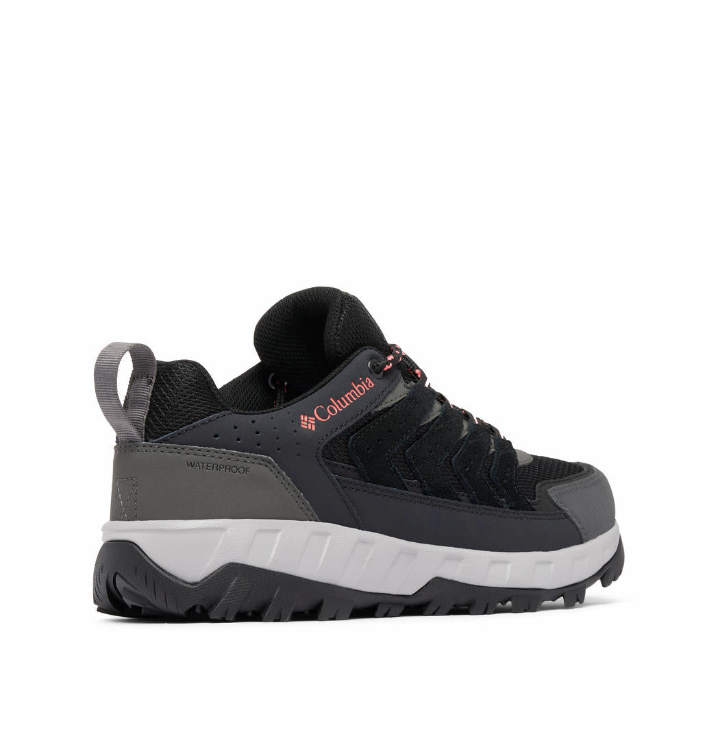 Columbia Womens Black STRATA TRAIL LOW WP Shoes
