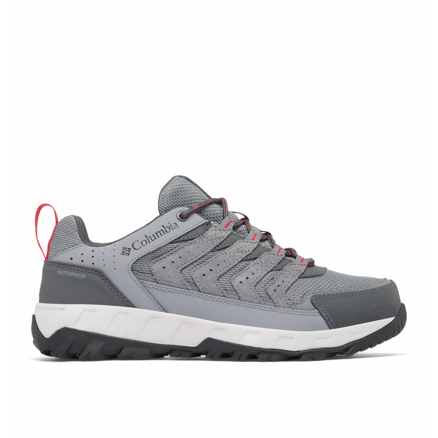 Columbia Mens Grey Strata Trail Low Waterproof Shoes