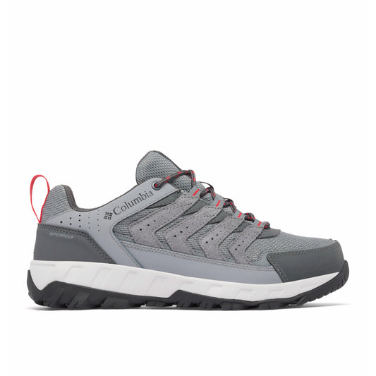 Columbia Mens Grey Strata Trail Low Waterproof Shoes