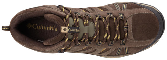 Columbia Men Brown NORTH PLAINS MID LEATHER WATERPROOF