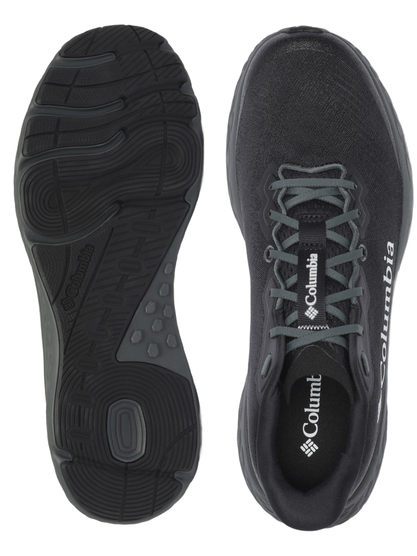 Columbia Men Black Omni-Grip Konos Featherweight Trail Running Shoes