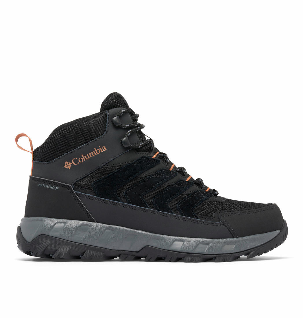 Columbia Men Black STRATA TRAIL MID WP