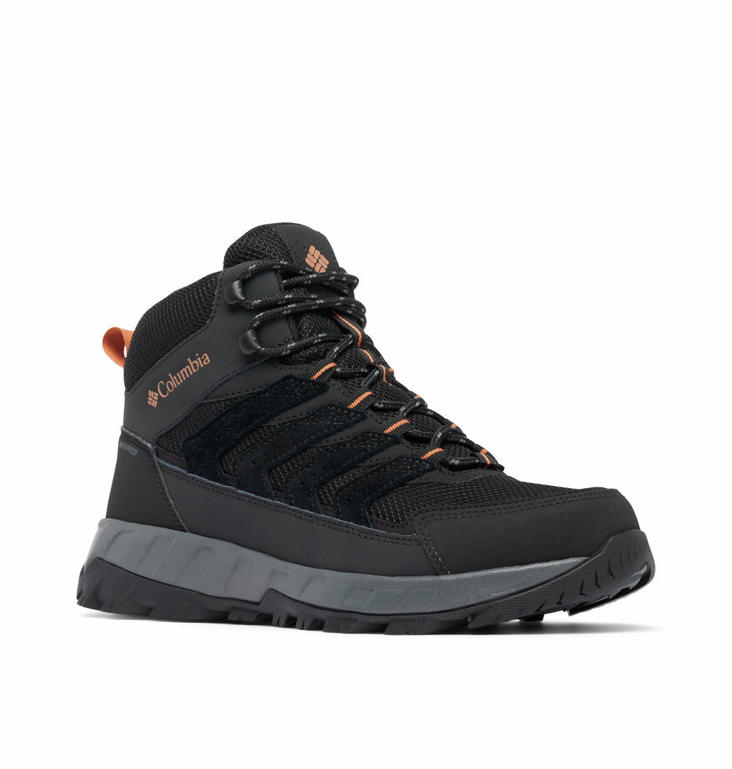 Columbia Men Black STRATA TRAIL MID WP