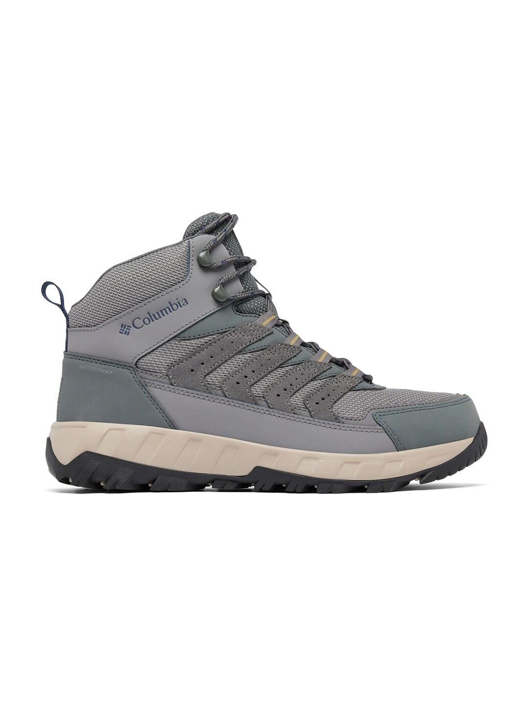Columbia Men Grey STRATA TRAIL MID WP