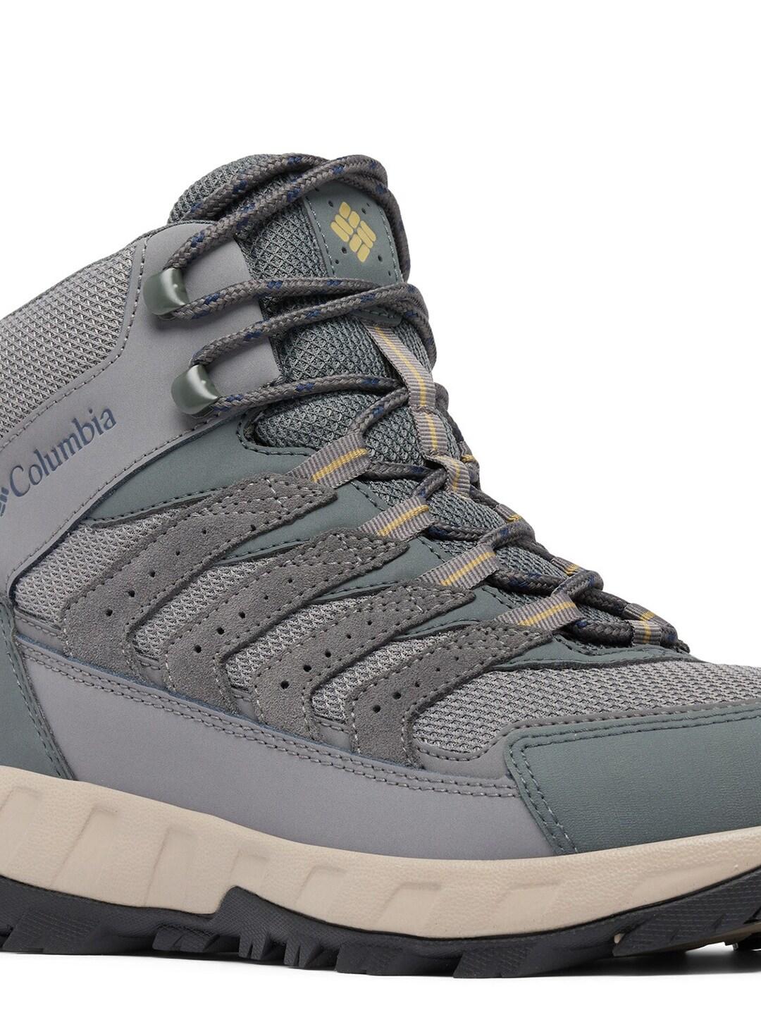 Columbia Men Grey STRATA TRAIL MID WP